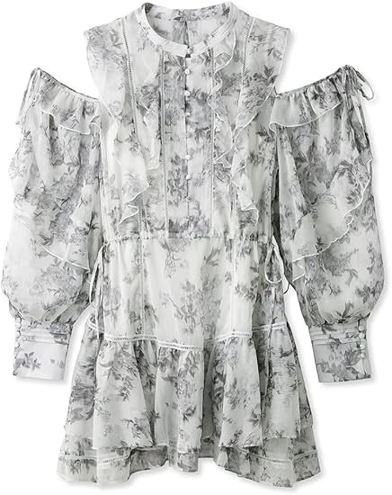 SNIDEL プリントフリルシフォンミニワンピース　美品 楽天市場】【予約】(期間限定12%OFF) snidel スナイデル